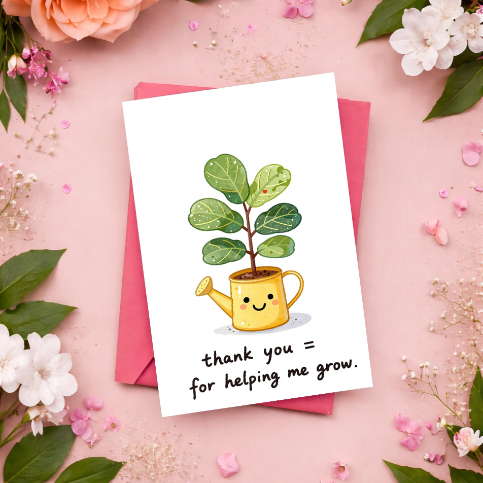 1 Kartu Ucapan Terima Kasih ya - Plant Parent Pot ulasan dan harga